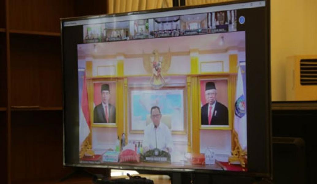 Gubri Hadiri Rapat Realisasi APBD 2021, Mendagri: Pemulihan Ekonomi Sangat Penting