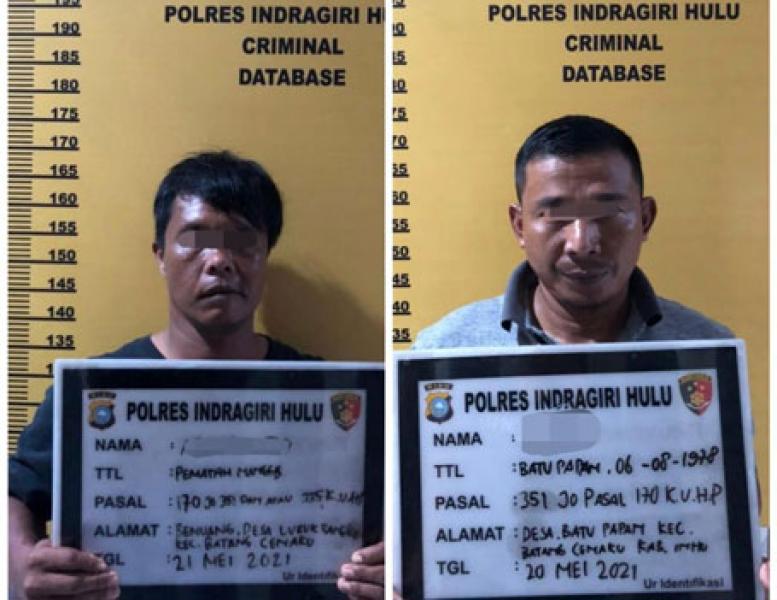 Ketua SPTI Batu Papan Ditangkap, 7 Pelaku Pengeroyokan Diburu Polres Inhu