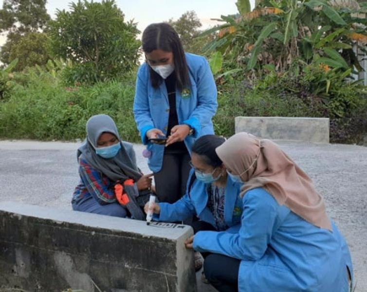 Kukerta Unri Gelombang I Hasilkan Peta Administrasi Batas RT/RW di Kelurahan Sidomulyo Barat