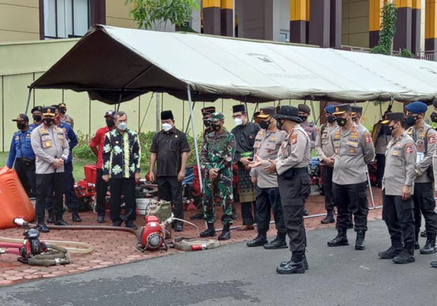 Kunjungan Kerja ke Riau, Wakapolri Apresiasi Polda Riau Antisipasi Karhutla