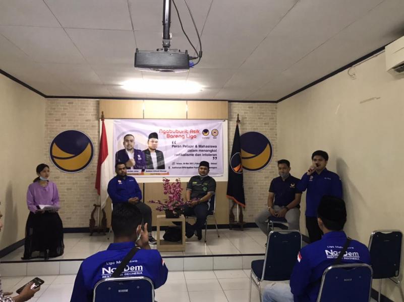 Liga Mahasiswa NasDem Ngabubutit Asik, Diskusi Bertemakan 