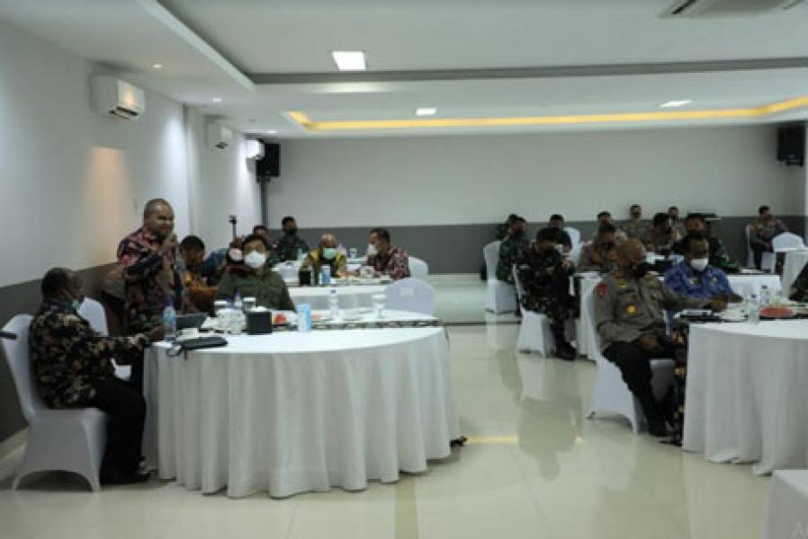 Panglima TNI Bersama Kapolri Berdialog Dengan Forkopimda Papua 