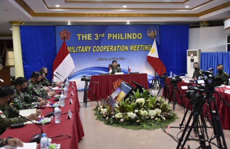 Panglima TNI Buka Sidang Philindo MC Ke-3 Tahun 2021 Secara Virtual