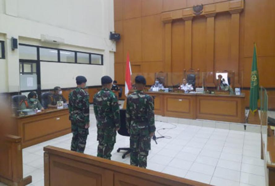 Sidang Putusan Terdakwa Kasus Penyerangan Polsek Ciracas