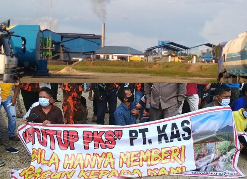 Suka Adu Domba Warga, Masyarakat Inhu Minta Izin PKS PT Karisma Agro Sejahtera Dicabut