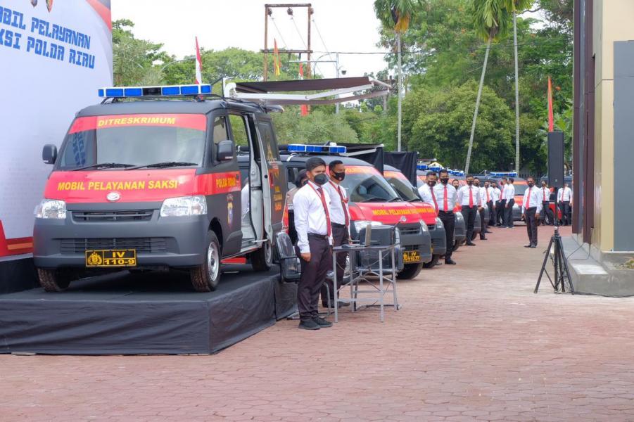 Tingkatkan Pelayanan Publik, Wakapolri Resmikan Peluncuran 13 Unit Mobil Pelayanan Saksi