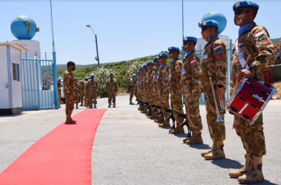 Wakil Komandan PMPP TNI Kunjungi Satgas FPC XXVI-M2 di Naqoura Lebanon