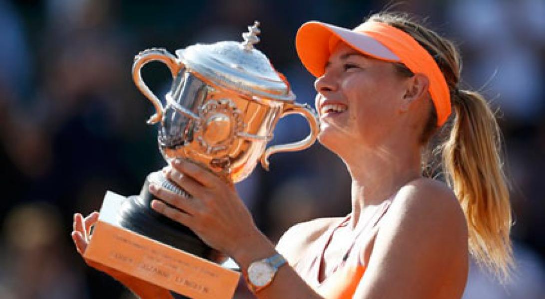 Bertarung Tiga Set, Sharapova Juara Roland Garros 2014