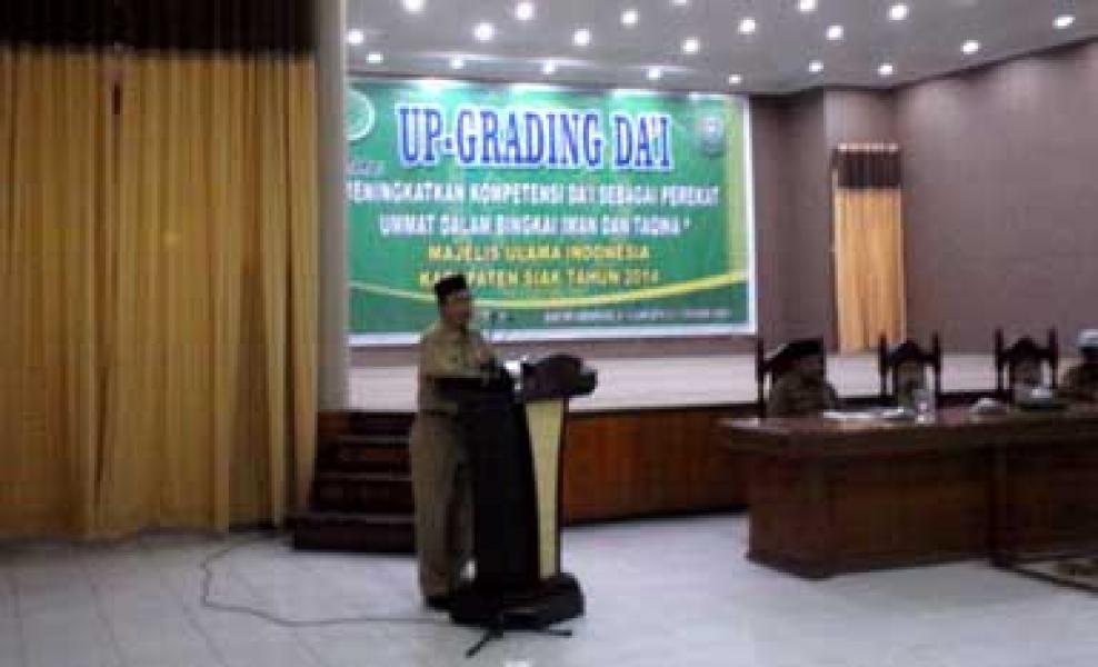Bupati Siak Buka Upgrading Dai Se Kabupaten Siak