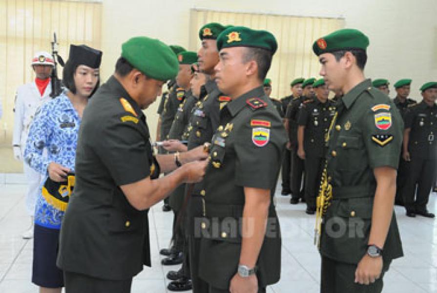 Danrem Pimpin Sertijab Tiga Pamen di Korem 031 Wirabima