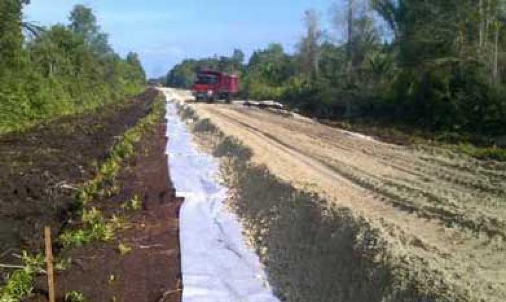 Dinas Cipta Karya Siak, Arahkan Pembangunan Jalan Poros Desa