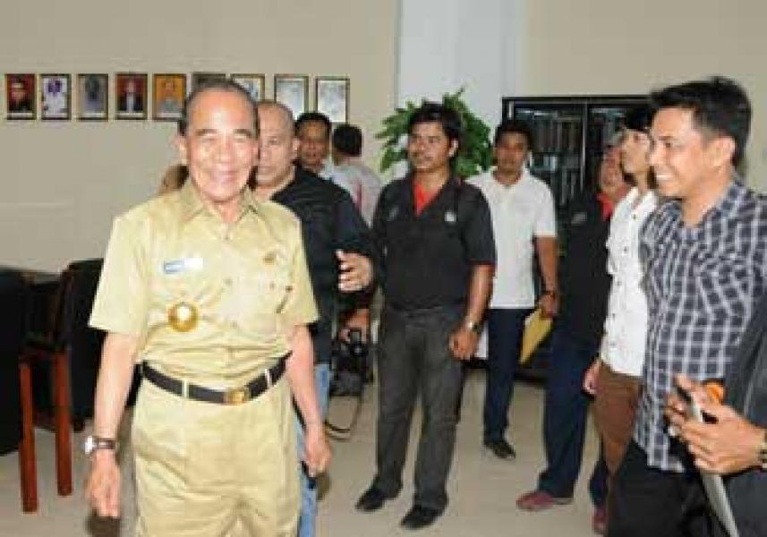 Gubri Akan Bangun Musholla dan Rumah Inap PWI