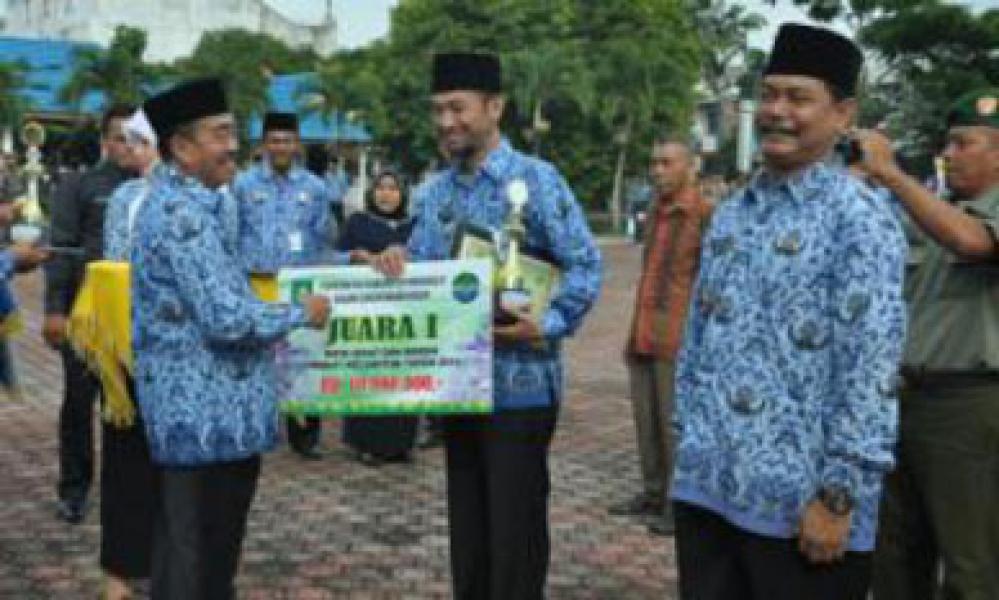 Kecamatan Mandau Raih Juara Pertama Lomba Kota Bersih dan Sehat