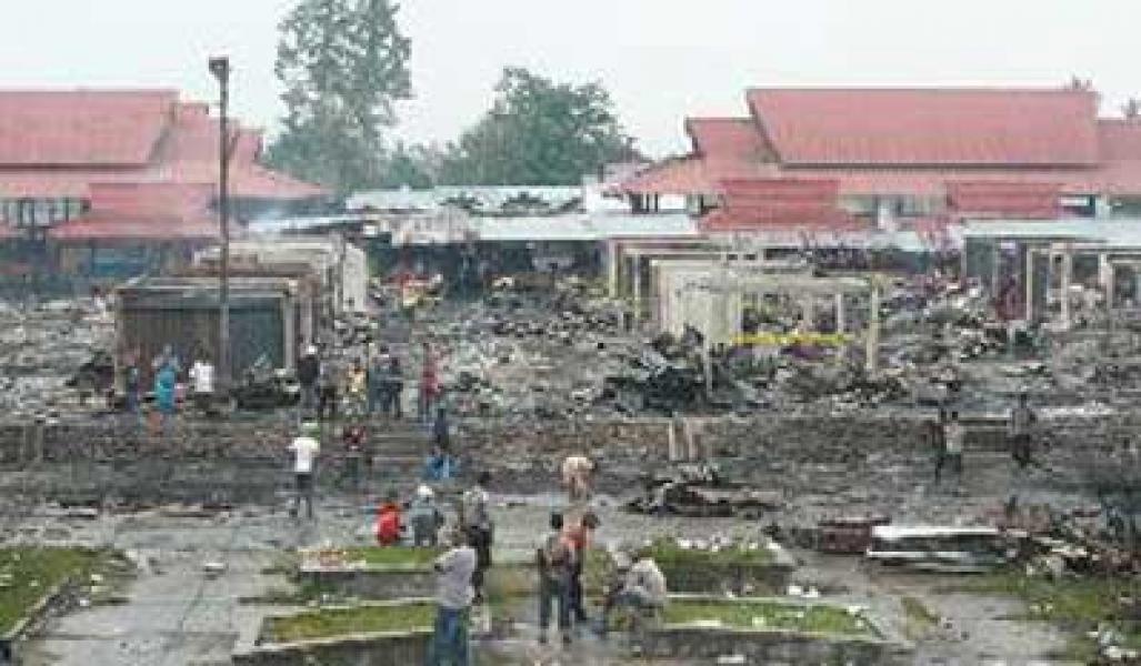 Korban Kebakaran di Jalan SMA Rengat Kecewa Kepada Pemkab. Inhu