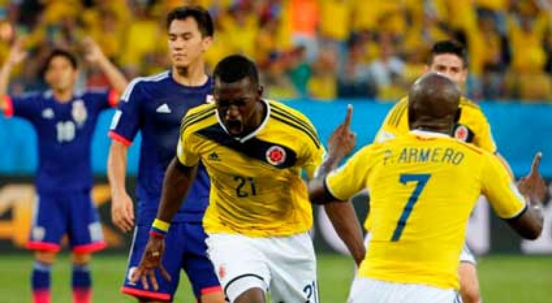 Leburkan Samurai Biru, Kolombia Juara Grup