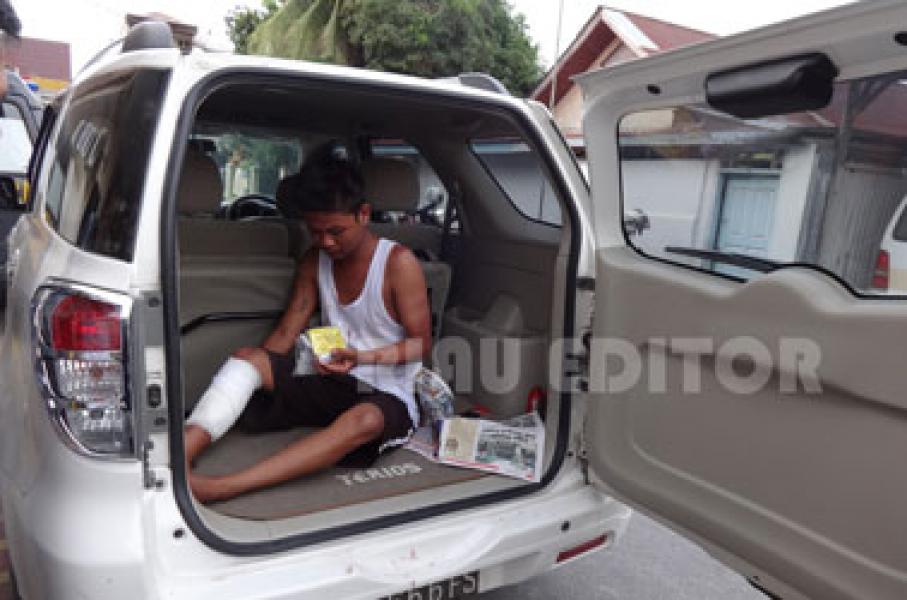 Pelaku Pecah Kaca Pincang Ditembak Polisi