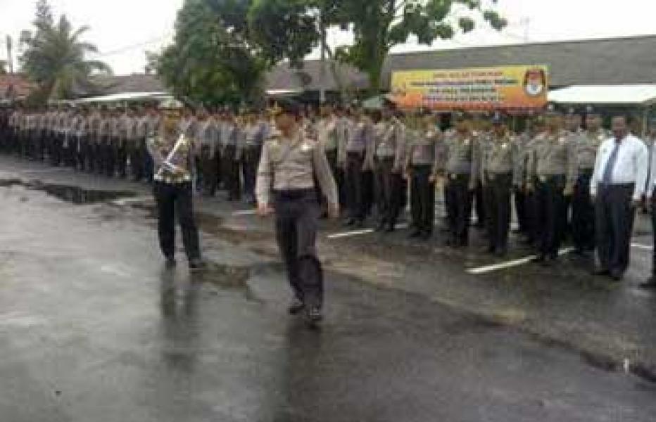 Polres Kampar Gelar Apel Pasukan Mantab Brata
