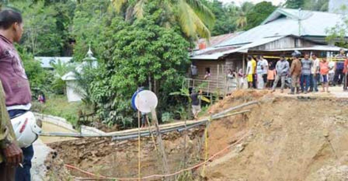 Putusnya Jalan Cerenti Pengaruhi Harga Barang di Inhu