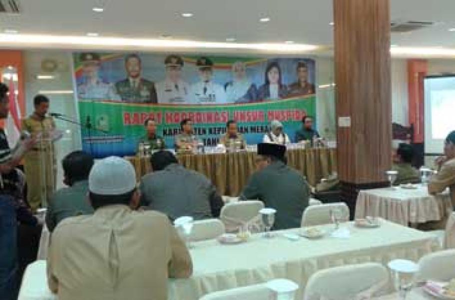 Rapat Koordinasi Unsur Muspida Meranti Bahas Sejumlah Isu Aktual