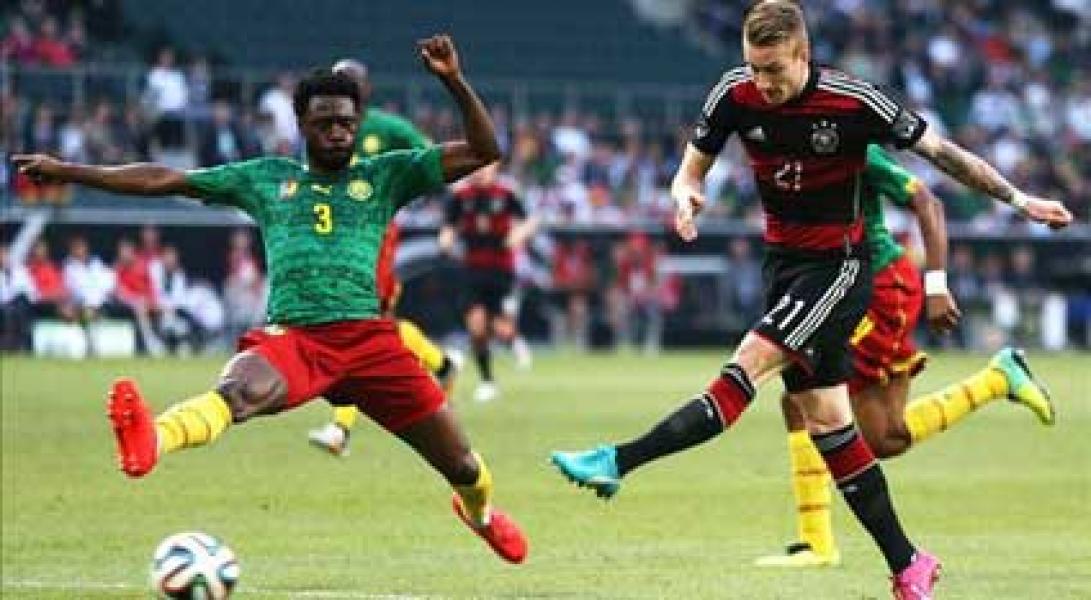 Saling Balas Gol, Kamerun Tahan Jerman di Borussia Park