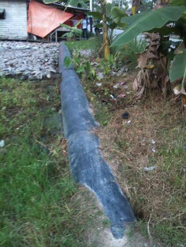 Tak Sesuai Spek, Proyek Pipa Transmisi Rp3,4 M di Tembilahan `Amburadul`