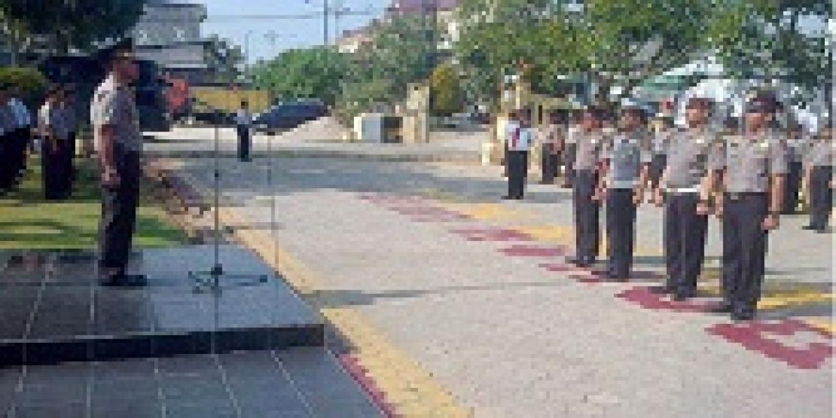 29 Anggota Polres Rohul Naik Pangkat