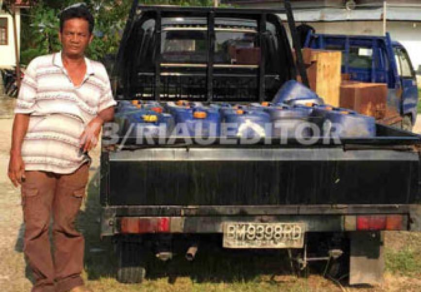 Belum Sempat Diedarkan, Ratusan Liter Tuak Diamankan Polsek Dumai Timur