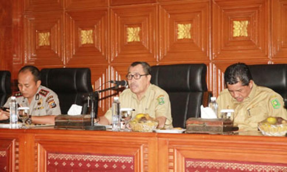 Bupati Siak Pimpin Rapat Forum Sinkronisasi Penyelenggaraan Pemkab 2015