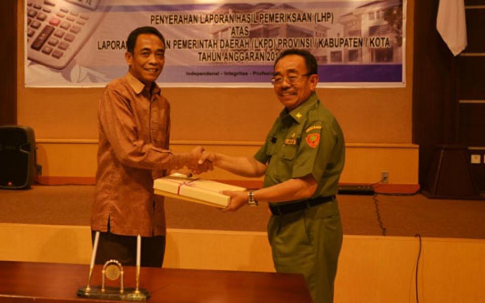 Hasil LKPD TA 2014, Bengkalis Kembali Raih Opini WTP