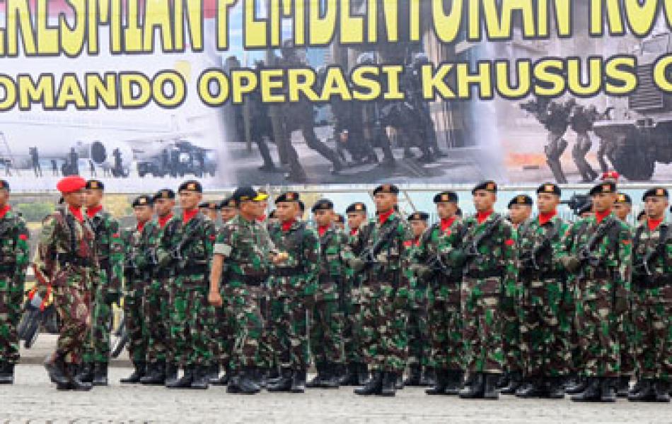 Panglima TNI Resmikan Komando Operasi Khusus Gabungan TNI