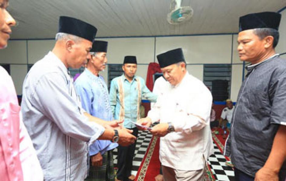 Pemkab Meranti Safari Ramadhan di Desa Sonde dan Batang Malas