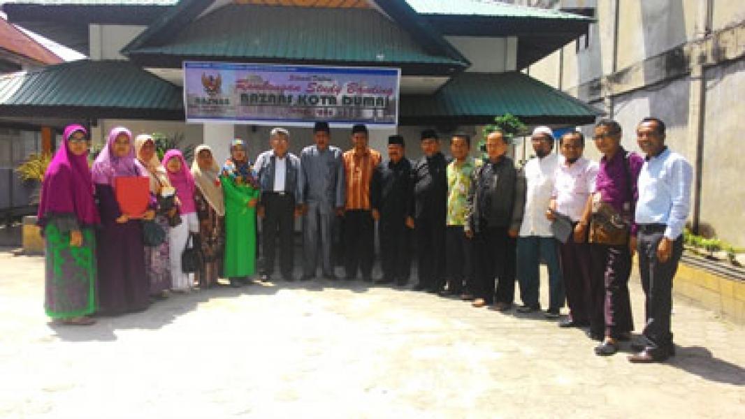 Pengurus BAZNAS Kota Dumai Kunjungi BAZNAS Siak