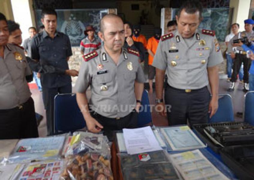 Polresta Pekanbaru Dalami Keterlibatan Sejumlah Oknum Dalam Sindikat Pemalsu Dokumen