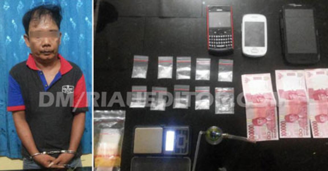 Polsek Limapuluh Tangkap Residivis Bandar Sabu