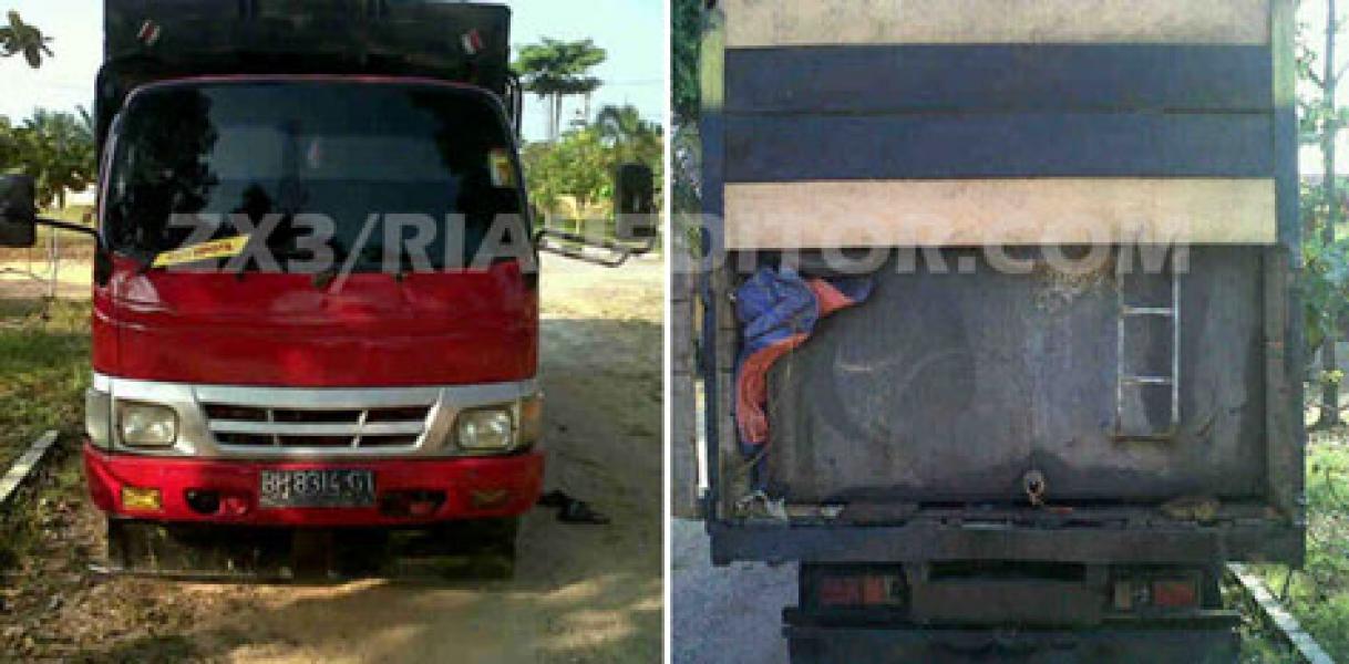 Polsek Rengat Barat Amankan Truck Bermuatan 8 ton Minyak Tanah ilegal