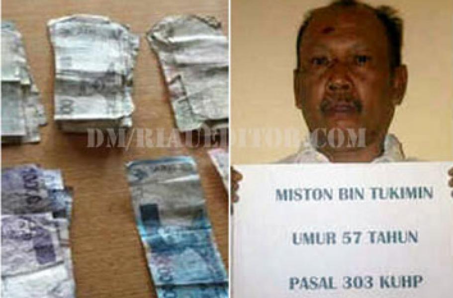 Polsek Reteh, Tangkap Penjual Togel