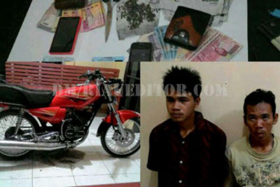 Polsek Tempuling Bekuk Dua Tersangka Narkoba Jenis Ganja