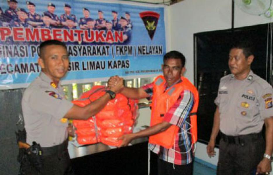 Program 100 Hari Kapolri, Kasat Polair Rohil Bentuk FKPM Perairan Panipahan