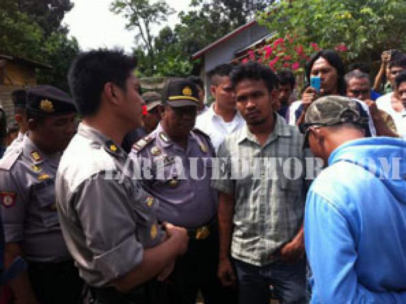 Ratusan Warga Ukui Gelar Aksi Demo di PT IIS 