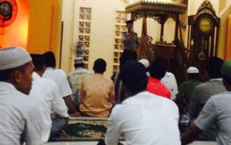 Selama Ramadhan, Polres Pelalawan Gelar Program Tarawih Keliling
