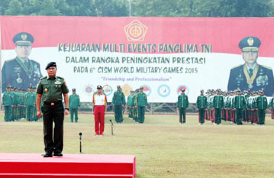 TNI Gelar Kejuaraan Multi Events Piala Panglima TNI