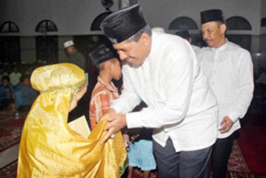 Wabup Alfedri Safari Ramadhan Perdana di Masjid An Nur Dayun