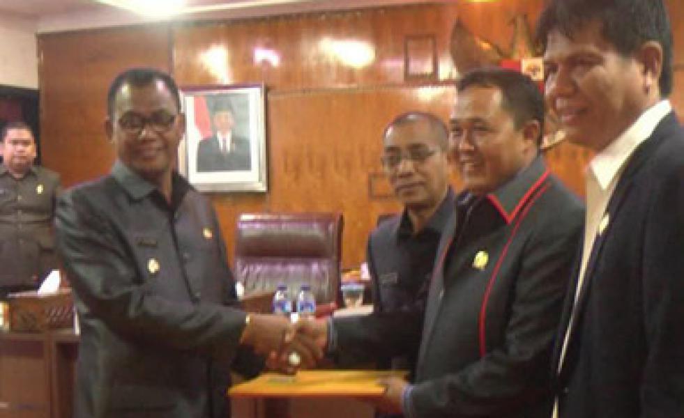 DPRD Rohil Gelar Paripurna Penyampaian LKPJ Bupati