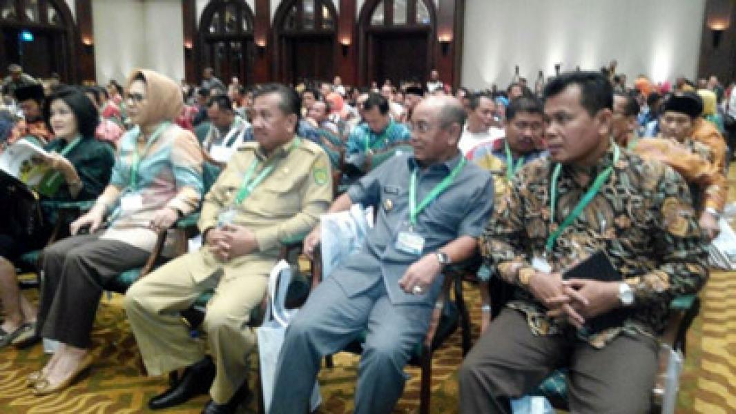 Gantikan Bupati Inhil, Rosman Hadiri Rakornas Pembangunan dan Pemberdayaan Desa