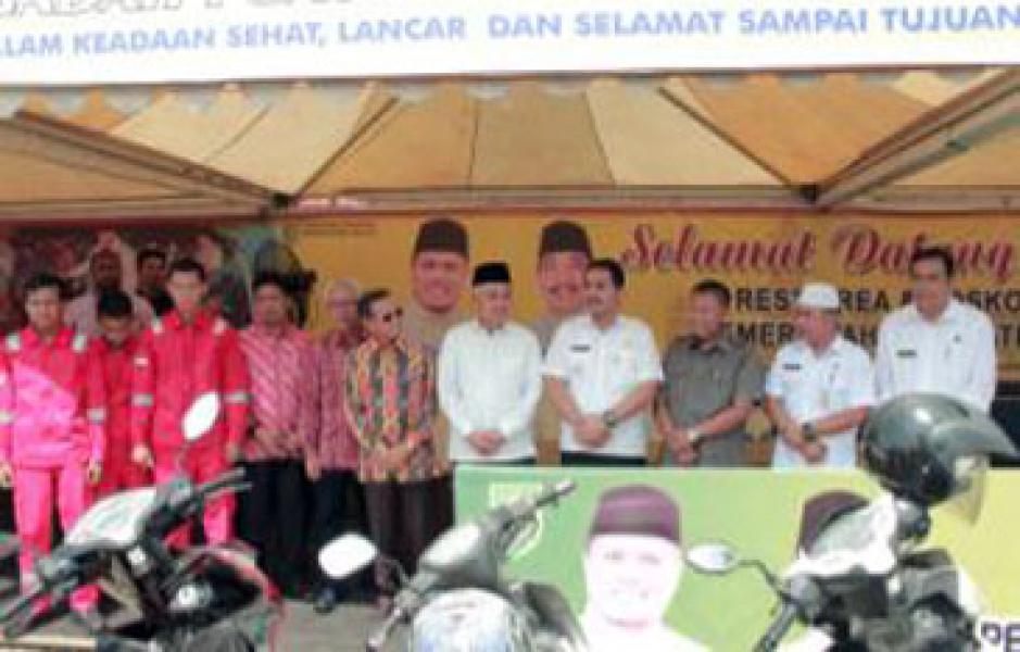 Gubernur Riau Apresiasi Keberadaan Rest Area dan Posko Ramadhan Pemkab Inhu