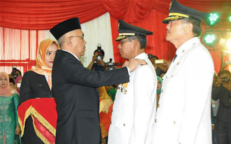 Gubri Lantik Mursini-Halim, Bupati dan Wakil Bupati Kuansing 2016-2021