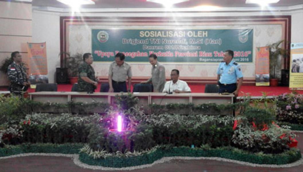 Kepala BNPB Pusat: Jangan Ada Karlahut di Rohil
