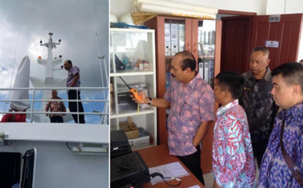 Kepala Bakamla RI Inspeksi Kantor Zona Maritim Barat
