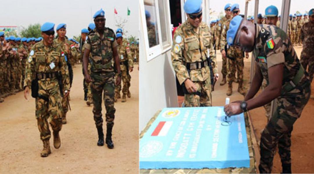 Komandan Sektor Barat Unamid Tinjau Batalyon Komposit TNI di Darfur  