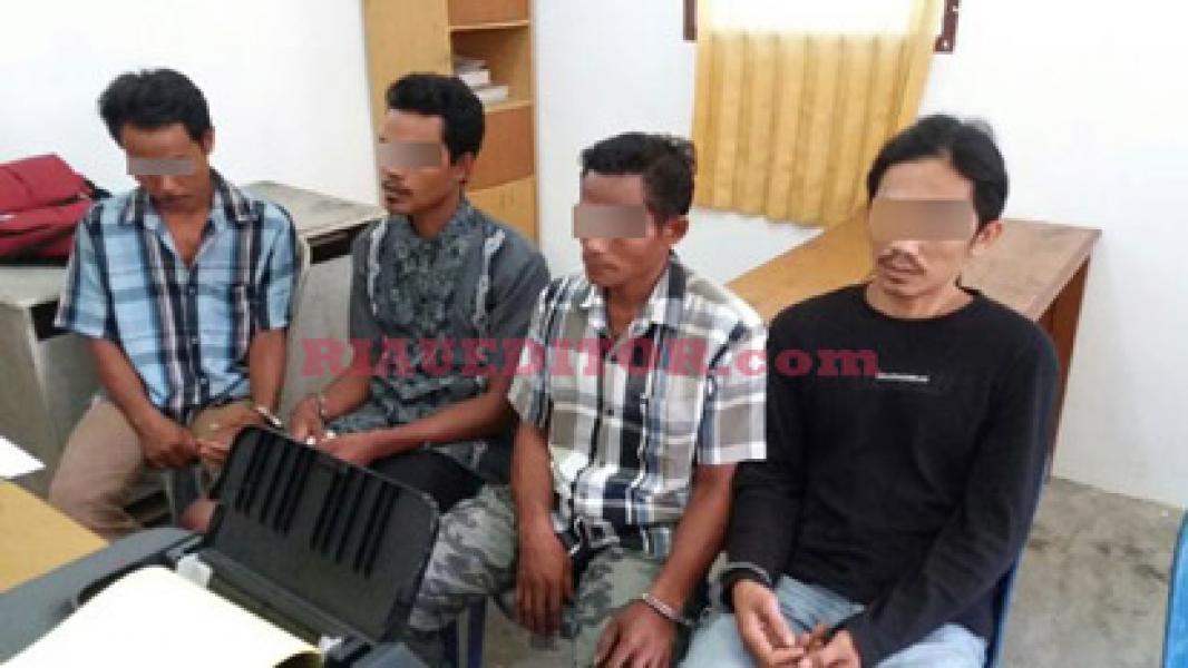 Main Qiu Qiu, Empat Karyawan PT Inecda Dicokok Polisi